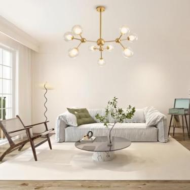 Imagem de Lustre para sala de jantar interna, iluminação suspensa retrô G9 em metal, luminária pendente estilo fazenda, luminária de teto semi-embutida, luminária para ilha de cozinha com cúpula de vi