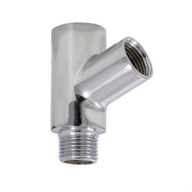 Imagem de Adaptador Junção Y Ducha Higiênica Filtro 3/4 Metal Cromado - Js Metai