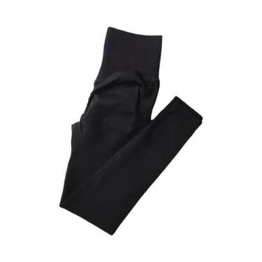 Imagem de Leggings De Yoga Sem Costura De Cintura Alta Para Mulheres, Calças De 