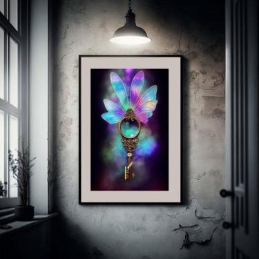 Imagem de Quadro Decorativo Chave Mágica - Arquétipo - 60X48Cm