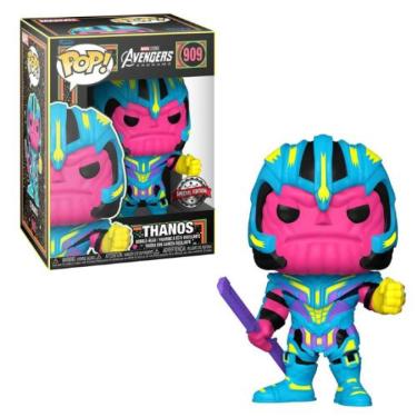 Imagem de Funko Pop Marvel Avengers Endgame 909 Thanos Blacklight