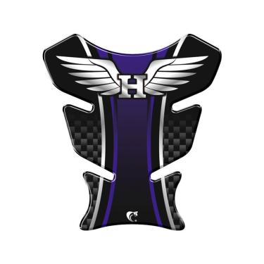 Imagem de Adesivo Protetor De Tanque Moto Honda Asa Cor Azul