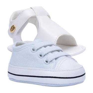Imagem de Kit Tenis Star E Sandalia Bebe Menina Moda Recem Nascido K38-Feminino