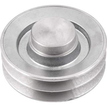 Imagem de Polia de Alumínio 2 Canais, Perfil A, 110 mm, sem Furo Vonder