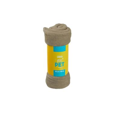 Imagem de Manta Microfibra Flannel Pet 70x90cm - Uzoo Manta Microfibra Flannel Pet 70x90cm Marrom