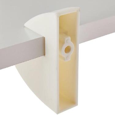 Imagem de Prateleira Em Mdp Com Suporte 25x80cm Branco - Clip-2580-uv-br - Multivisão