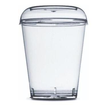 Imagem de Kit Copo Pic 040 Com Tampa Com 250 Unidades Plastilânia - JSN