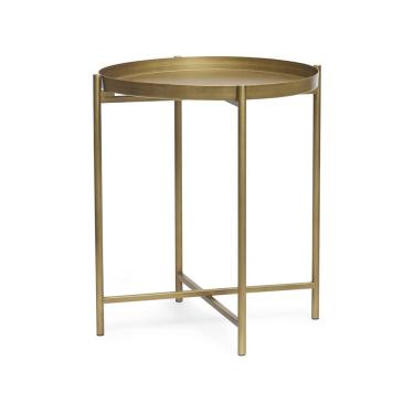 Imagem de Mesa Decorativa de Apoio em Metal Bronze 43cm 21191 Mart