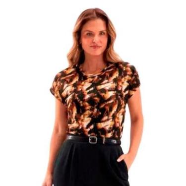 Imagem de Blusa Feminina Lecimar Malha Canelada-Feminino