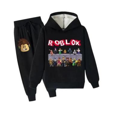 Imagem de Conjunto De Moletom Roblox Anime Para Crianças, Moda Harajuku Para Men