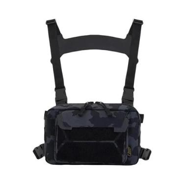 Imagem de Colete De Pesca Camuflado Masculino Com Bolsos Utilitários Para Equipa