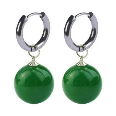 Imagem de Brincos Pendentes Potara Super Vegetto Zamasu Son Goku Preto Para Mulh