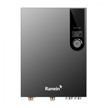 Imagem de Aquecedor de Água Elétrico Tankless Ranein RE27K Cinza, 27 kW, 240V, Display LED, até 6,5 GPM