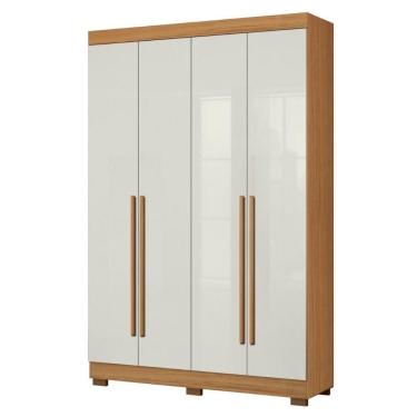 Imagem de Guarda Roupa Solteiro 2030240 4 Portas 154 Cm Cinamomo Off White Armoveis