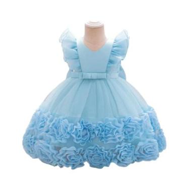 Imagem de Vestido De Princesa Elegante Em Renda Para Meninas, Fantasia De Casame