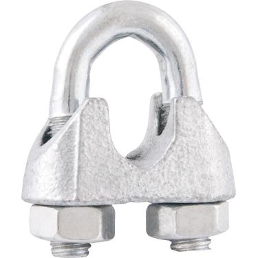 Imagem de Clips p/ cabo de aço 3/8" leve galv c/ 500 peças Vonder