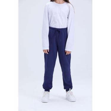 Imagem de Calça Infantil de Moletom Inverno Algodão Avulsa - Vida Costeira Ofici