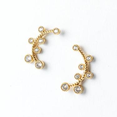 Imagem de Brinco Ear Cuff Luz Infinita Banhado a Ouro 18 K - D'Ross