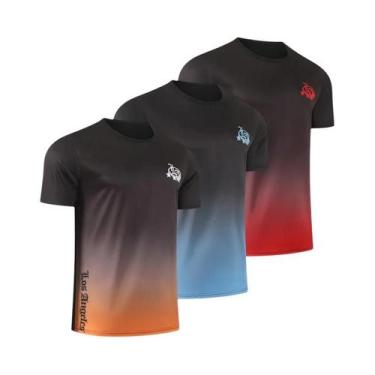 Imagem de Camiseta Fitness Masculina plus Size De Secagem Rápida Com Estampa, Ma