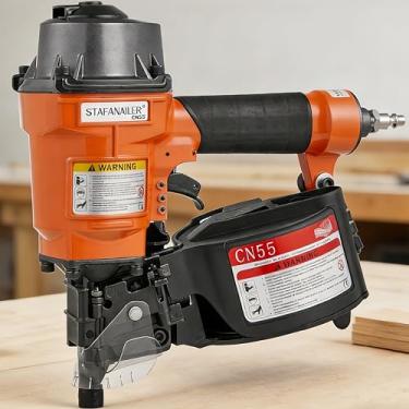 Imagem de Pregador de revestimento pneumático CN55 atualizado para pregos de 2,5 cm a 6,5 cm, pis...