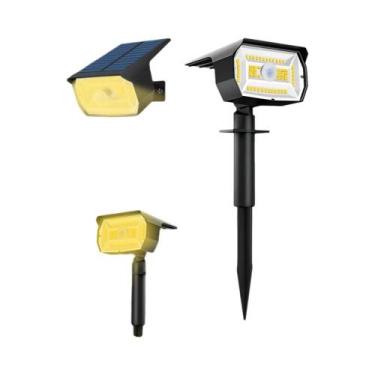 Imagem de Refletores Solares À Prova d'Água Para Jardim Com 56 LEDs, Sensor De M