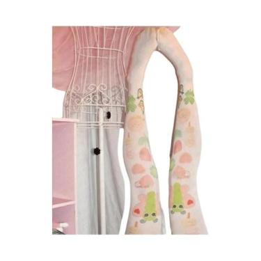 Imagem de Meias Brancas Estampadas Em Estilo Punk Y2K Harajuku Para Meninas, Mod