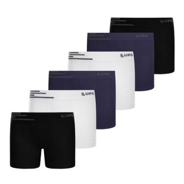 Imagem de Kit 6 Cueca Boxer Infantil Box Microfibra Sem Costura Lupo, Sortida 2,