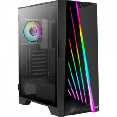 Imagem de Gabinete Gamer Aerocool Mirage Preto Rgb Lateral Vidro