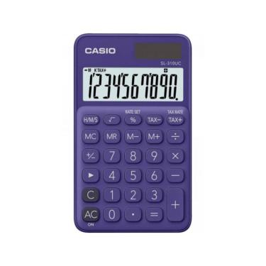 Imagem de Calculadora De Bolso Casio Sl-310uc 10 Dígitos Roxa