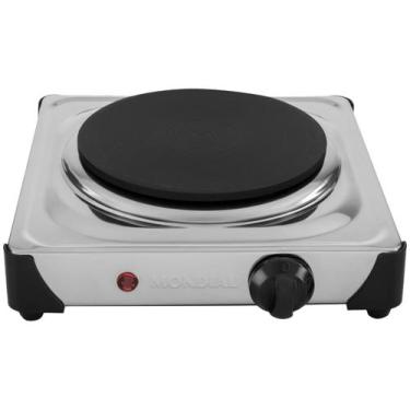 Imagem de Fogão 1 Boca Mondial Inox Fast Cook, Prata, 220V