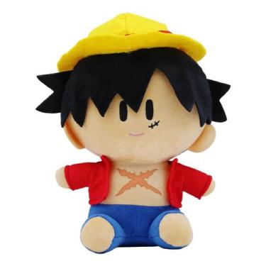Imagem de Boneco Pelucia One Piece Monkey D Luffy Zoro Ace Sanji Fofo - Pelucia 