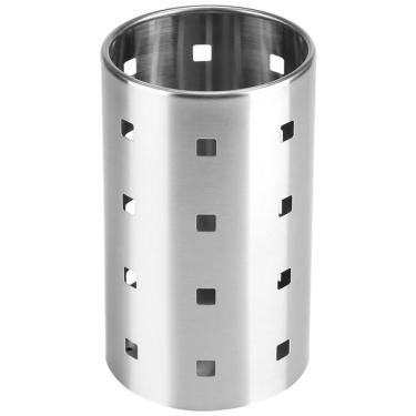 Imagem de Suporte Organizador de Utensílios 9052 para Talheres e Espátulas em Aço Inox Vazado para Bancada de Cozinha Ke Home