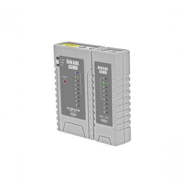 Imagem de Testador de Cabos HTC-31 para RJ45 e RJ11 com Teste de curto-circuito e Circuito Aberto Cinza Hikari