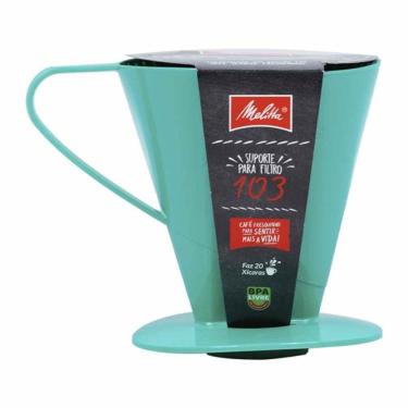 Imagem de Suporte para Filtro de Café 103 para Coar Café em Plástico com Visor para Acompanhar a Extração Uso Doméstico Sortida