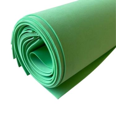 Imagem de Placa de EVA Dubflex 100% E.V.A. 40cm X 60cm Verde Limão Kit com 10 Folhas para Artesan...