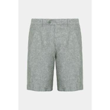 Imagem de Bermuda Aramis Linho Bolso Diagonal Verde Militar-Masculino