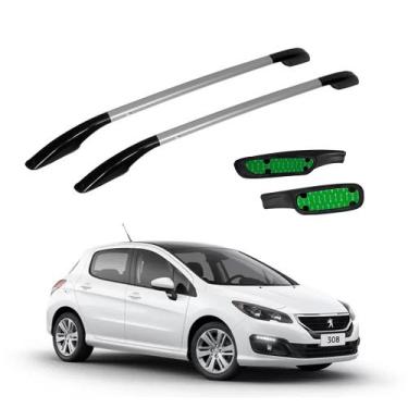 Imagem de Rack Teto Peugeot 308 2013 2014 2015 2016 2017 a 2020 Prata - VF