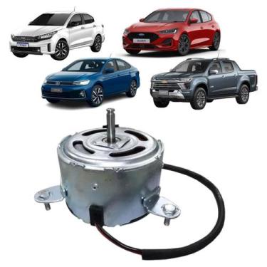 Imagem de Motor Ventoinha Radiador Universal 12v Com Pino Adaptador - MultiQuali