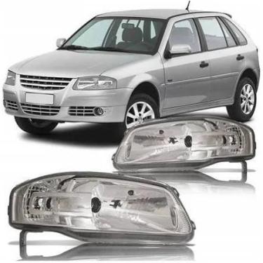 Imagem de Farol gol g4 06 07 08 09 10 11 12 13 14 masc cromada par - BBS BIBAS Z