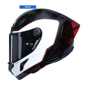 Imagem de Capacete Nolan X-804 Rs Uc Asso Di Picche Branco/Vermelho (343) 58