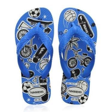Imagem de Chinelo Havaianas Infantil - Top Athletic - Azul-Masculino