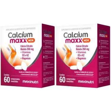 Imagem de KIT 2X CALCIUM MAXX MDK ( Cálcio Citrato Malato + Magnésio + Vitaminas