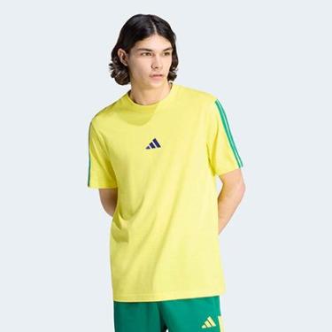 Imagem de Camiseta Adidas Essentials 3 Stripes Masculina-Masculino