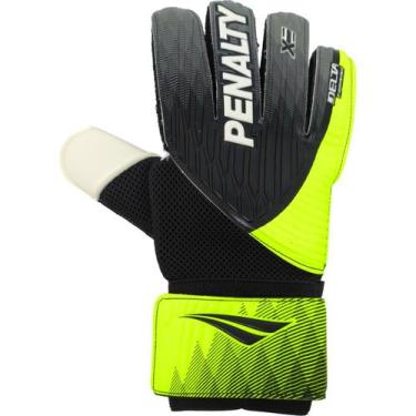 Imagem de Luva Goleiro Adulto Esportiva Campo Jogo Treino X-Grip Plus-Strap Pena