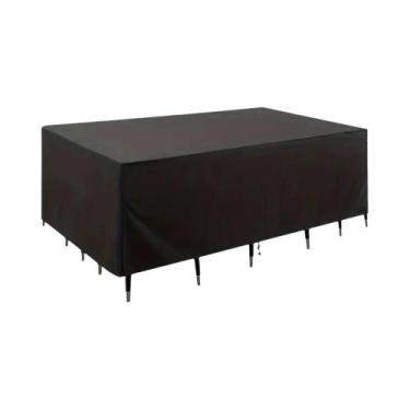Imagem de Capa Para Mesa E Cadeira De Sofá Externo Em Tecido Oxford Quadrado Par