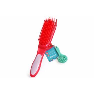 Imagem de Escova De Cabelo Caracol Dompel Polvo Cor:Coral, Coral