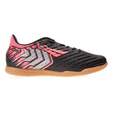 Imagem de Tenis Futsal Penalty Matis Y3 Lançamento Original, Preto pink, 40 BR