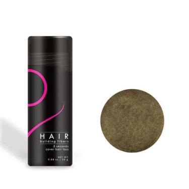 Imagem de Fibra Capilar Hair Maquiagem Calvície Unissex, Castanho Claro