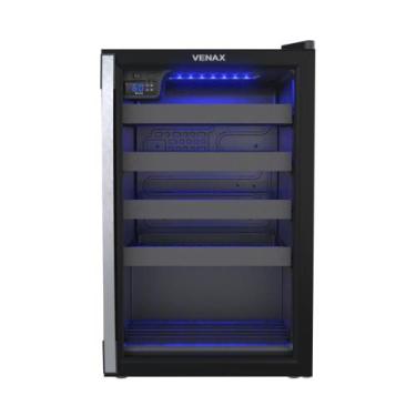 Imagem de Adega de Vinhos Venax 24 Garrafas Piubella Preto, 220V