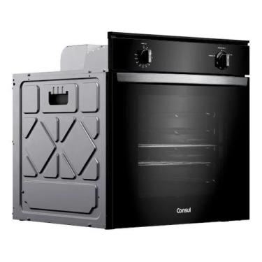 Imagem de Forno A Gas Embutir 78l Consul Coa84cerna Preto 220v 220v Preto, 220V